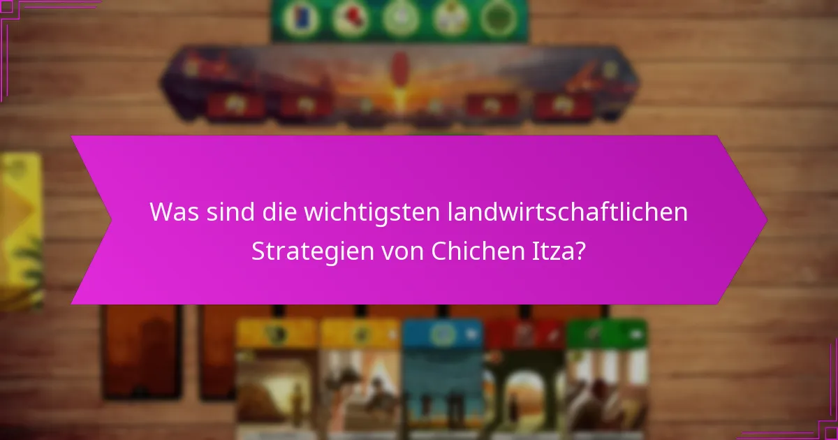 Wie haben landwirtschaftliche Strategien Ressourcenboni bereitgestellt?