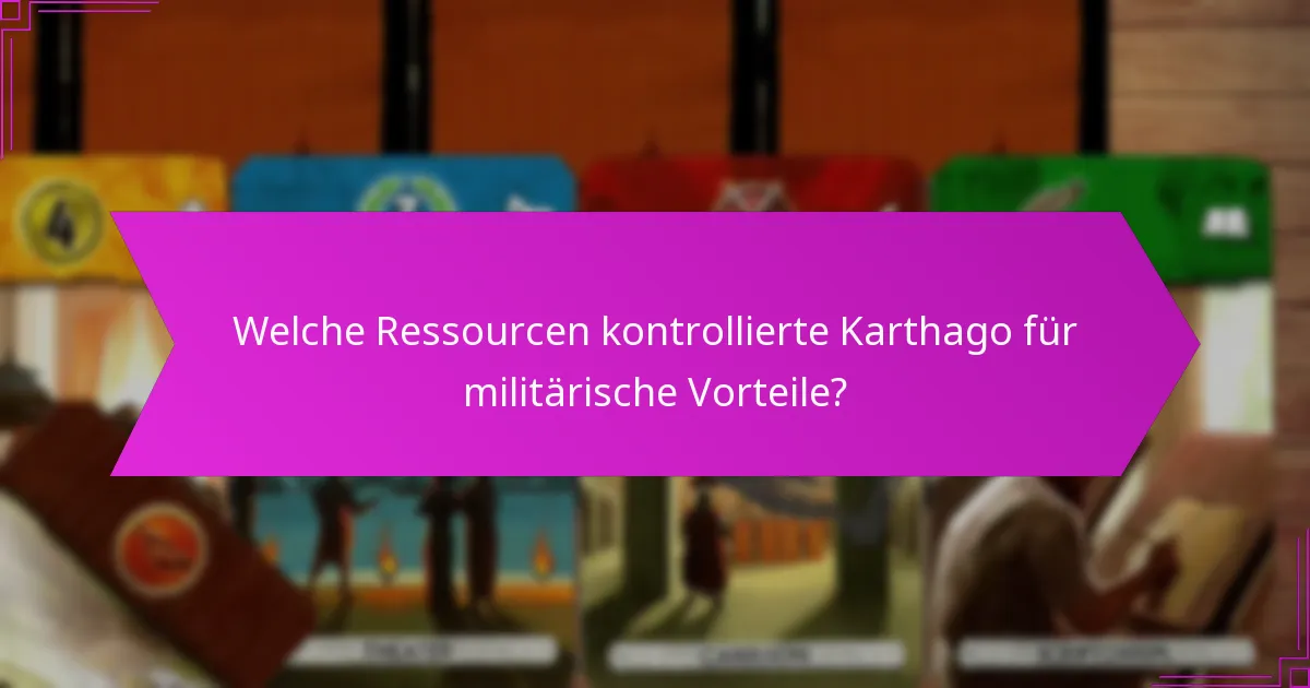Was waren die Folgen von Karthagos militärischer Expansion?