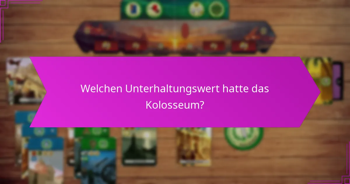 Wie schneidet das Kolosseum im Vergleich zu anderen antiken Arenen ab?