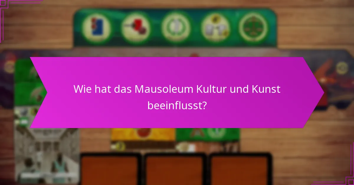 Welche modernen Strukturen sind vom Mausoleum inspiriert?